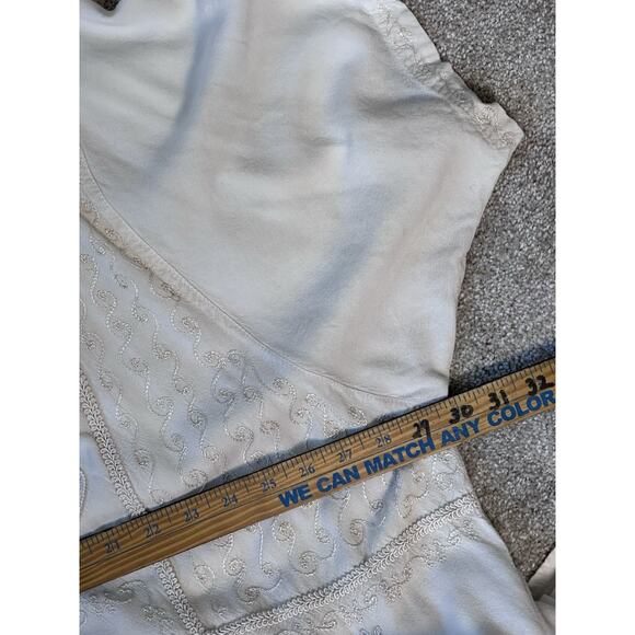 Holy Clothing Maxi Dress Renaissance Fair Long Embroidered Wedding Whimsy 5x - Picture 10 of 12